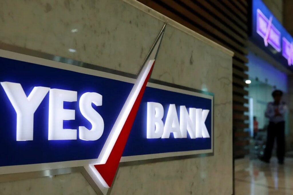 yes bank shares fall