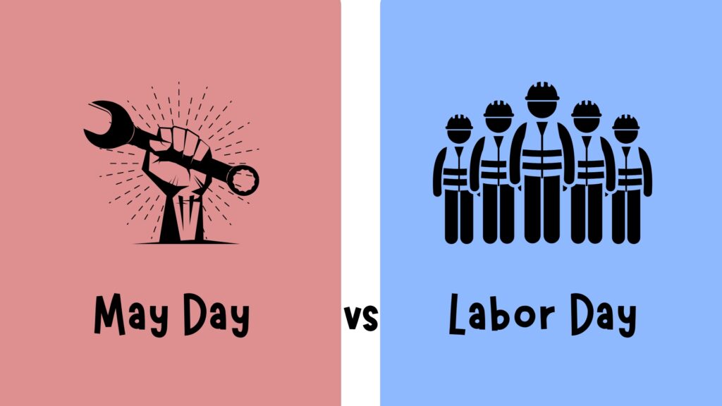 May Day vs Labor Day 2025